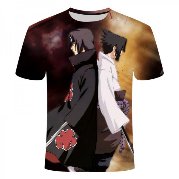 3D Anime Naruto Itachi Uchiha Shirt
