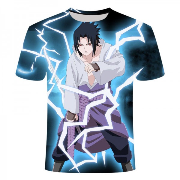 Anime Print Naruto Itachi Uchiha Shirt
