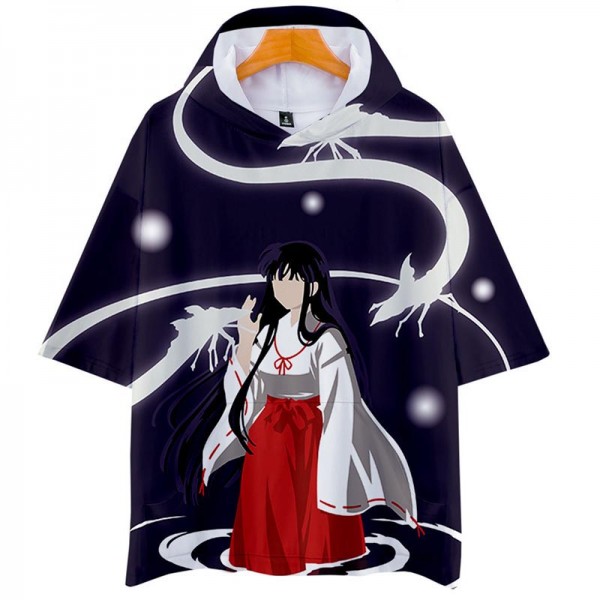 Anime Hooded Inuyasha Shirt For Adult