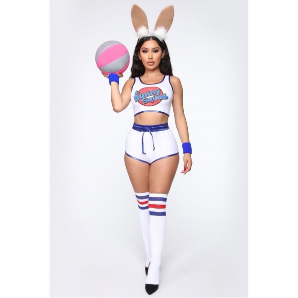 Lola Bunny Space Jam Costume Women Sport Suit