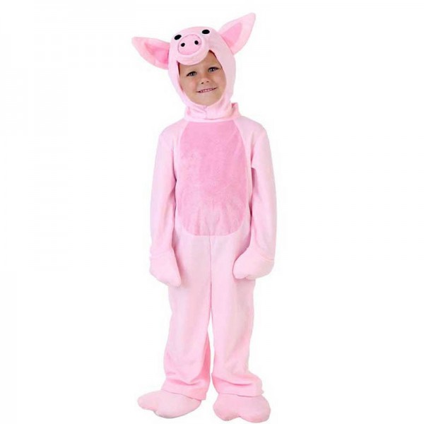 Adult And Kids Pig Costumes Pink Furry Outfit