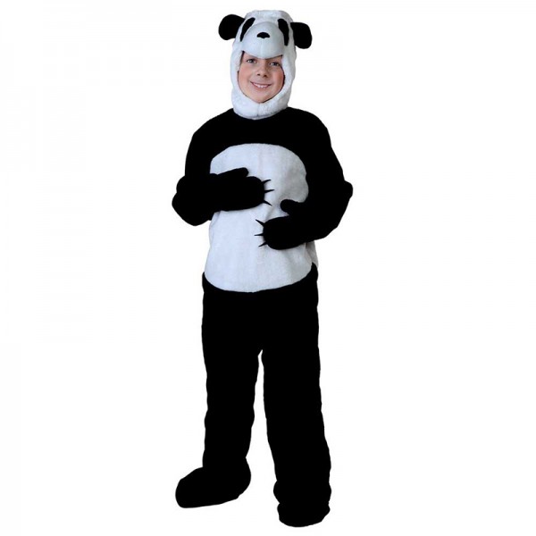 Adult And Kids Panda Costumes Furry Halloween Bodysuit
