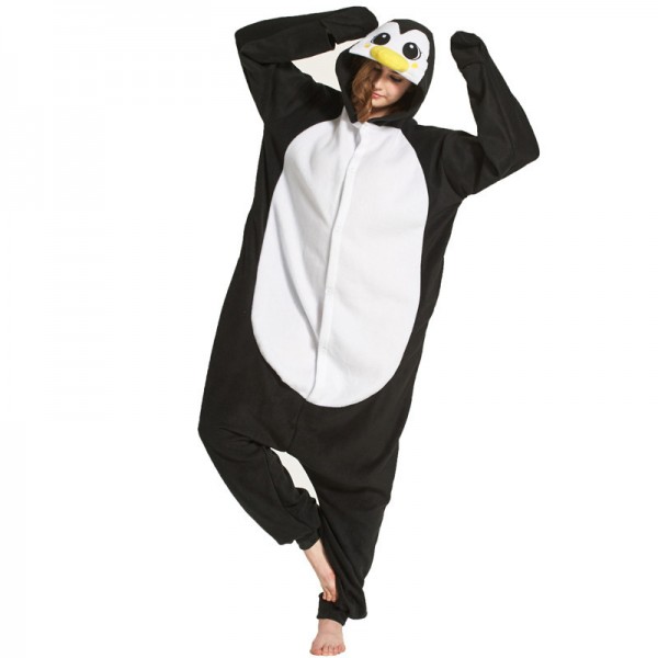 Penguin Costume Adult And Kids Furry Bodysuit Outfit