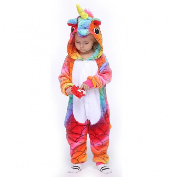 Kids Unisex Unicorn Furries Costume