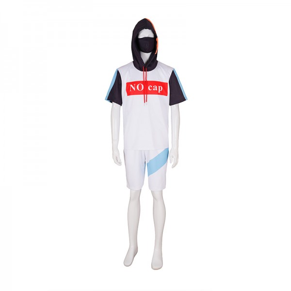 Fortnite Sports Pullover Hoodie Shirt And Short Suit 2021 NEW iKonik Costumes