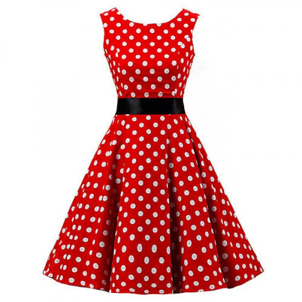 Female Vintage Dresses Adult 50s Outfits For Womens