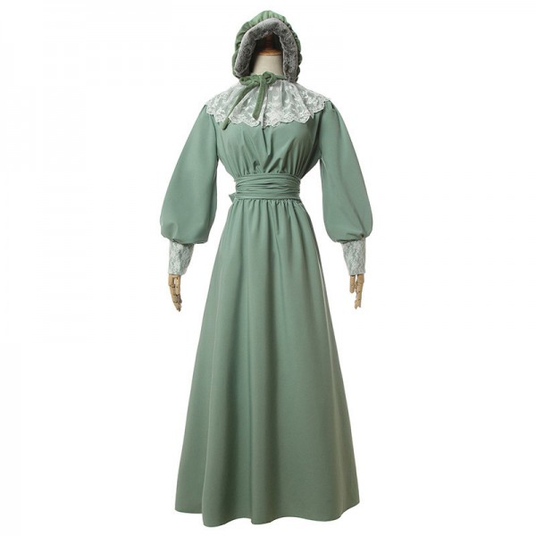 Green Maid Dress Costume Suit