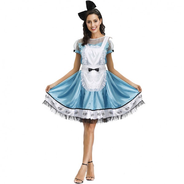 Adult Cat Maid Costumes Women Cosplay Suit