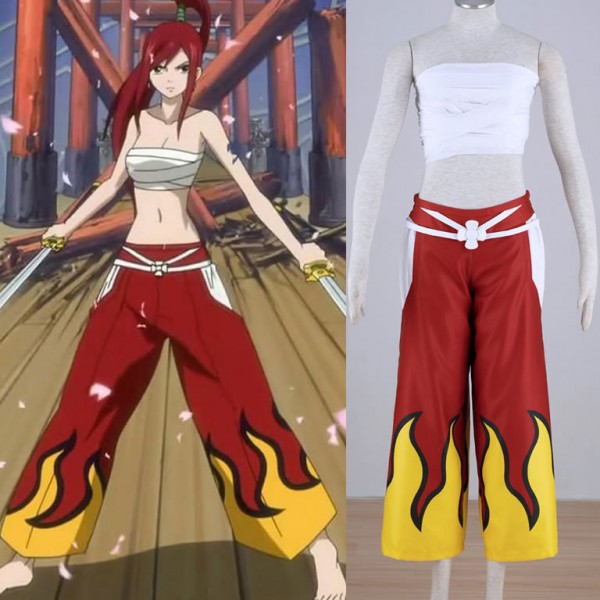 Fairy Tail Cosplay Outfits Erza Scarlet Costume