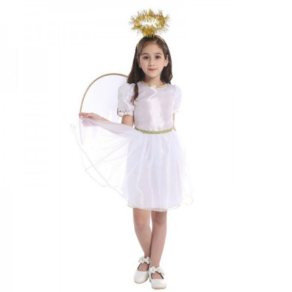 Halloween Girls Angel Wings Costumes For Kids