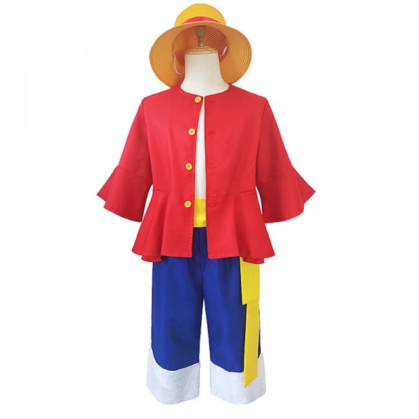 Classic Anime One Piece Cosplay Adult Luffy Costume