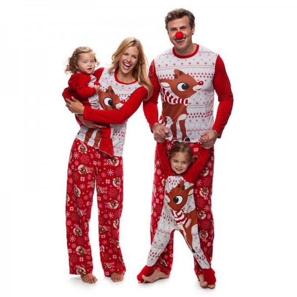 Christmas Elk Parent Child Suit Funny Family Costume