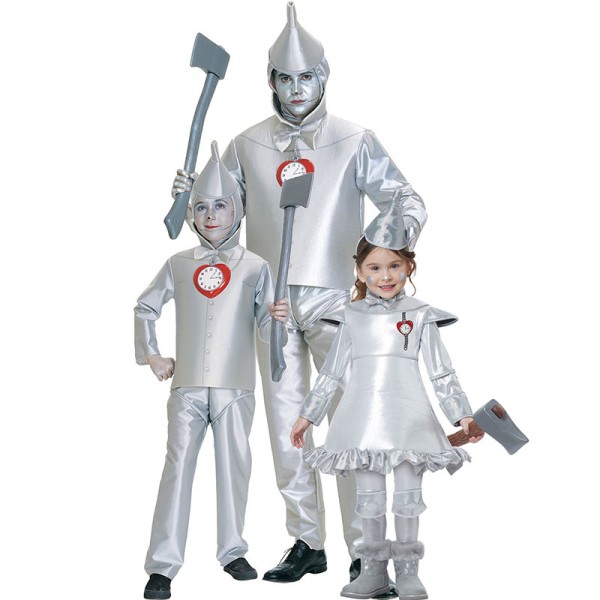 Family Halloween Costume Tin Man Cosplay Suit
