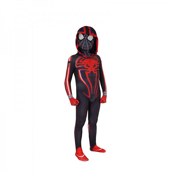 Kids Halloween Spiderman Costume PS5 Miles Morales 2099 Suit