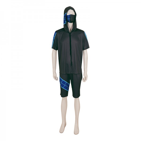 2021 New IKonik Costumes Fortnite Sportwear Pullover Hoodie Shirt And Short Set
