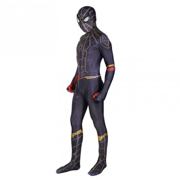 Spider-Man: No Way Home Costume  Adult Black & Gold Suit