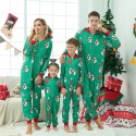Green And Blue Hooded Family Christmas Pajamas