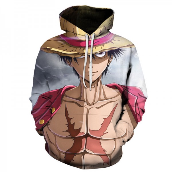 Anime One Piece 3D Printing Adult Unisex Hoodie Sweater 