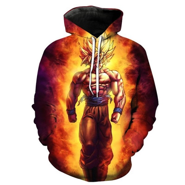 2020 new Dragon Ball printing adult Son Goku hoodie sweater sweatshirt