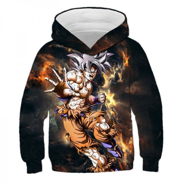 Dragon Ball Z 3D printing style Goku Kakarotto black hoodie sweater sweatshirt