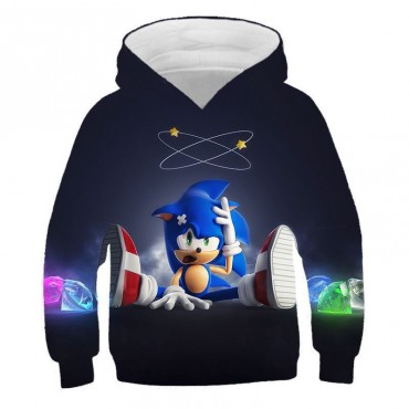 Sonic Printing Kids Sweater Hoodie 