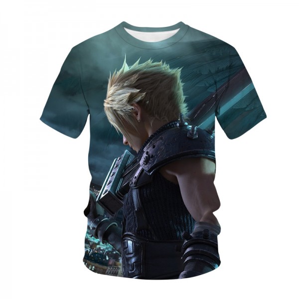 Final Fantasy VII FF7 Cloud Strife Shirt T Shirt Clothing Merch