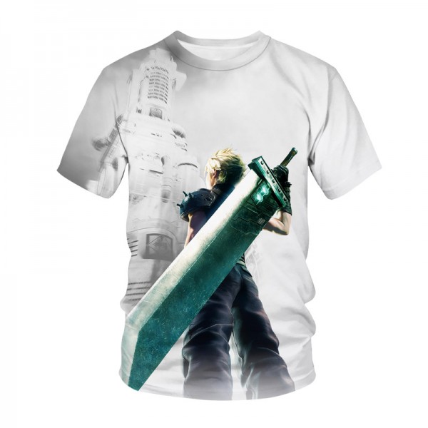 Final Fantasy VII FF7 Cloud Strife Shirt Clothing Merch