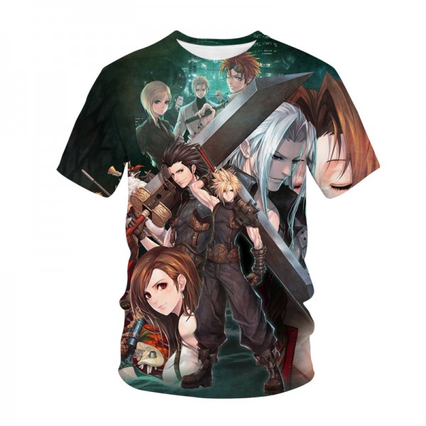 Final Fantasy VII FF7 Shirt Clothing Merch