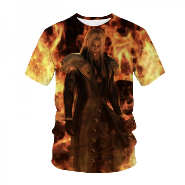 Final Fantasy VII Unisex Sephiroth Shirt Clothing Merch