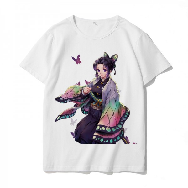 Anime Demon Slayer Kochou Shinobu Adult Shirt T-Shirt