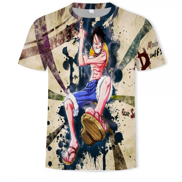 Anime ONE PIECE Luffy Unisex Shirt T-Shirt 