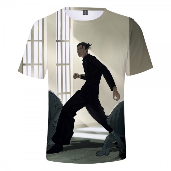 Jujutsu Kaisen Unisex Adults White Black Shirt T-Shirt 
