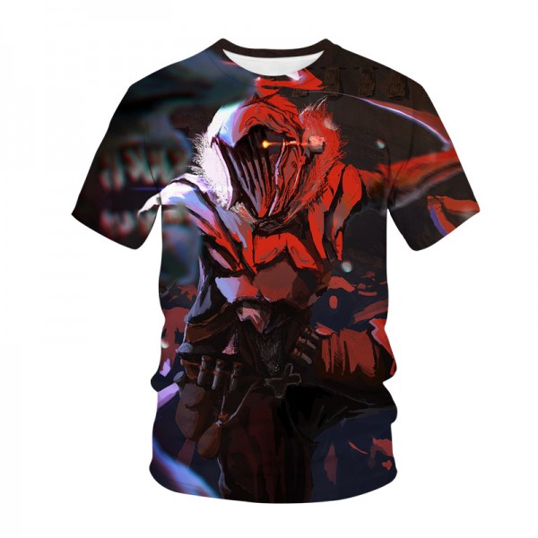 Goblin Slayer Adults Unisex Anime Red Shirt T-Shirt Merch