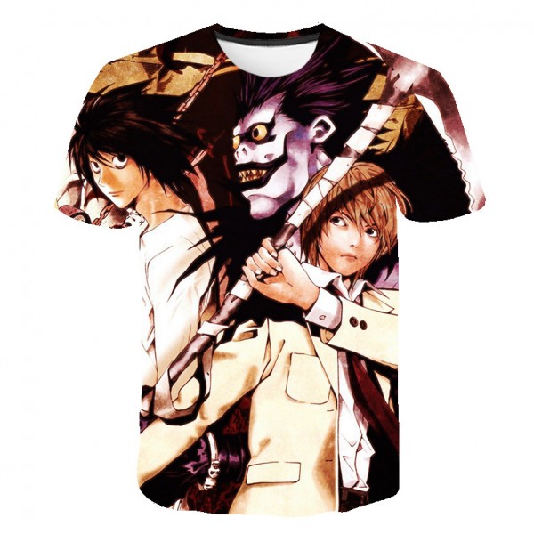 Anime Death Note Adults Unisex Killer Shirt T-Shirt Merch