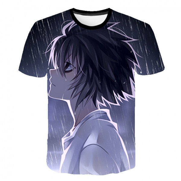 Death Note Unisex L Lawliet Shirt T-Shirt Merch
