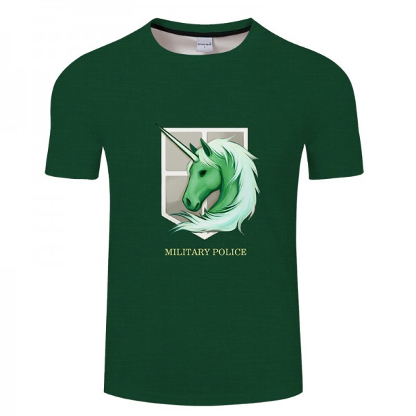 Aot Attack On Titan Adult Green Shirt T-Shirt 