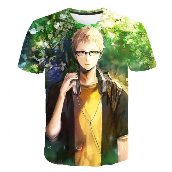 Anime Haikyuu Green Shirt T-Shirt 