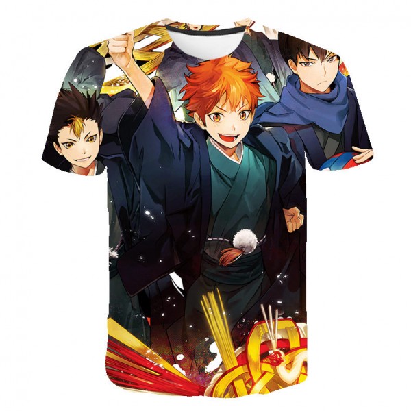 Anime Haikyuu Unisex Shoyo Hinata Shirt T-Shirt 