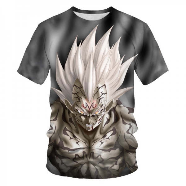 Anime Adult Dragon Ball Z Gray Shirt T-Shirt 