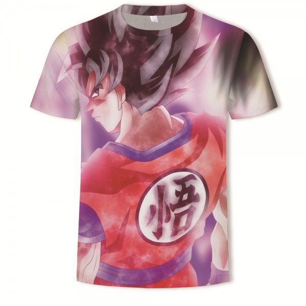 Adult Unisex Dragon Ball Z Pink Shirt T-Shirt 