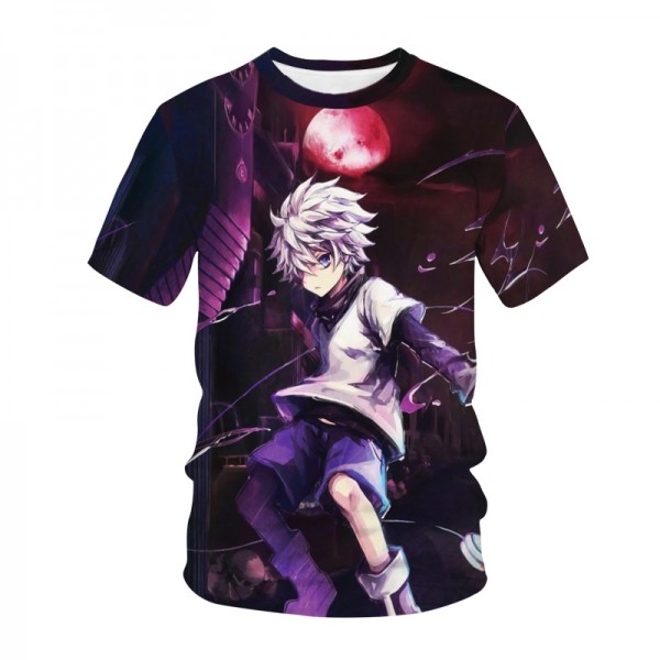 Anime Hunter x Hunter Adult Unisex Killua Shirt T-Shirt 