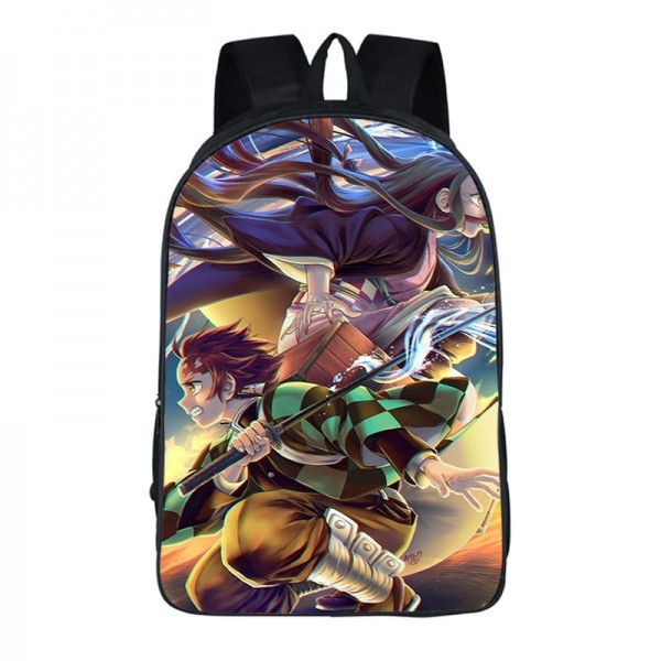 Anime Demon Slayer Multicolor Printing Backpack