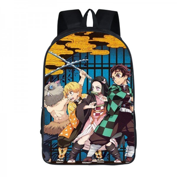 Anime Demon Slayer Multicolor Printing Backpack School Bag
