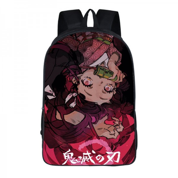 Anime Demon Slayer Kamado Nezuko Printing Backpack School Bag