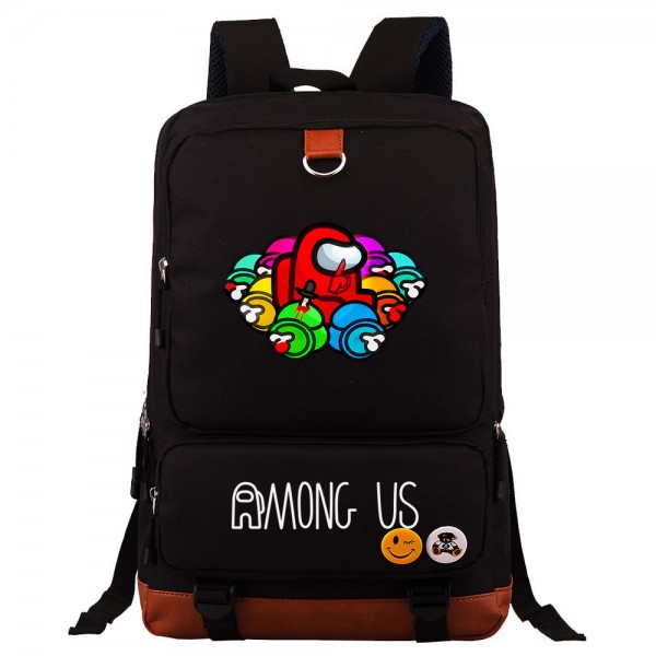 Among Us Multicolor Printing Backpack School Bag
