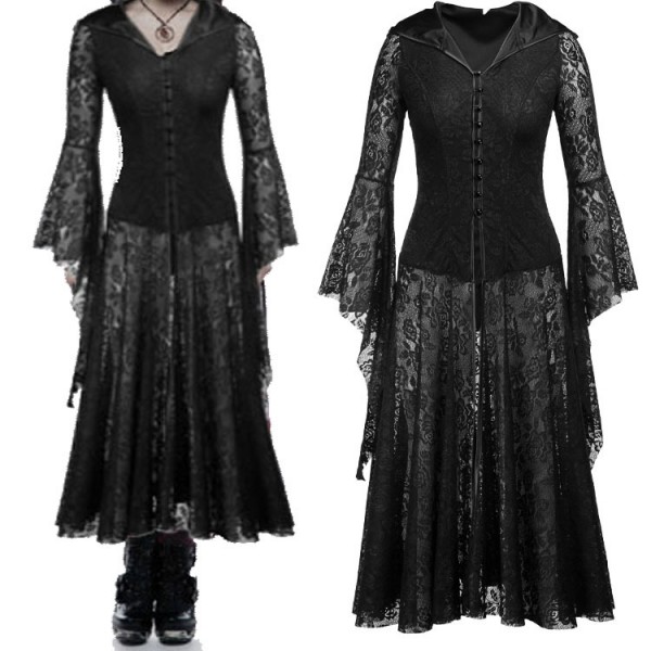European and American medieval costume gothic retro dress