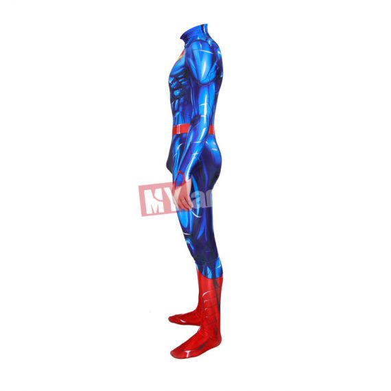 Comics Superman Costume and Cape Halloween Cosplay Superhero Tights