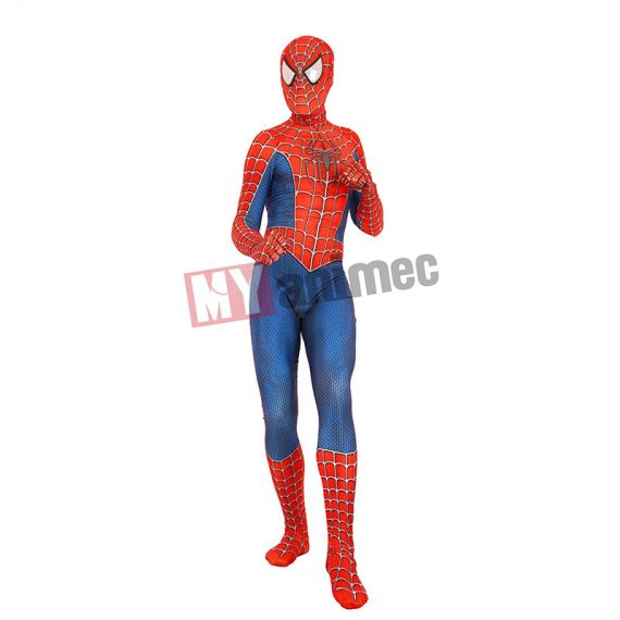 Raimi Spiderman Halloween Costume cosplay Suit Adult Kids
