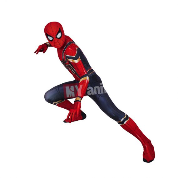 2018 Iron Spider-Man Costume Halloween Cosplay Costumes - MYanimec