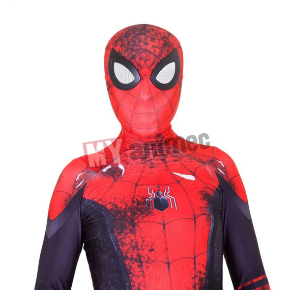 2019 Spider-Man Far From Home Red and Black Cosplay Costumes